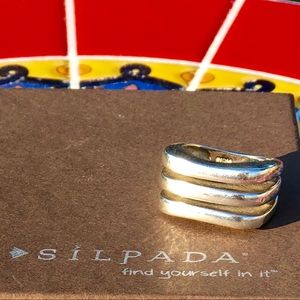 💍HOST PICK💍!! Silpada Silver Geometric Ring